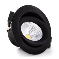 SLC One 360° LED süllyesztett fény fekete 2,700K