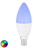 Tuya Smart LED gyertya lámpa E14, 4,5W RGBW CCT